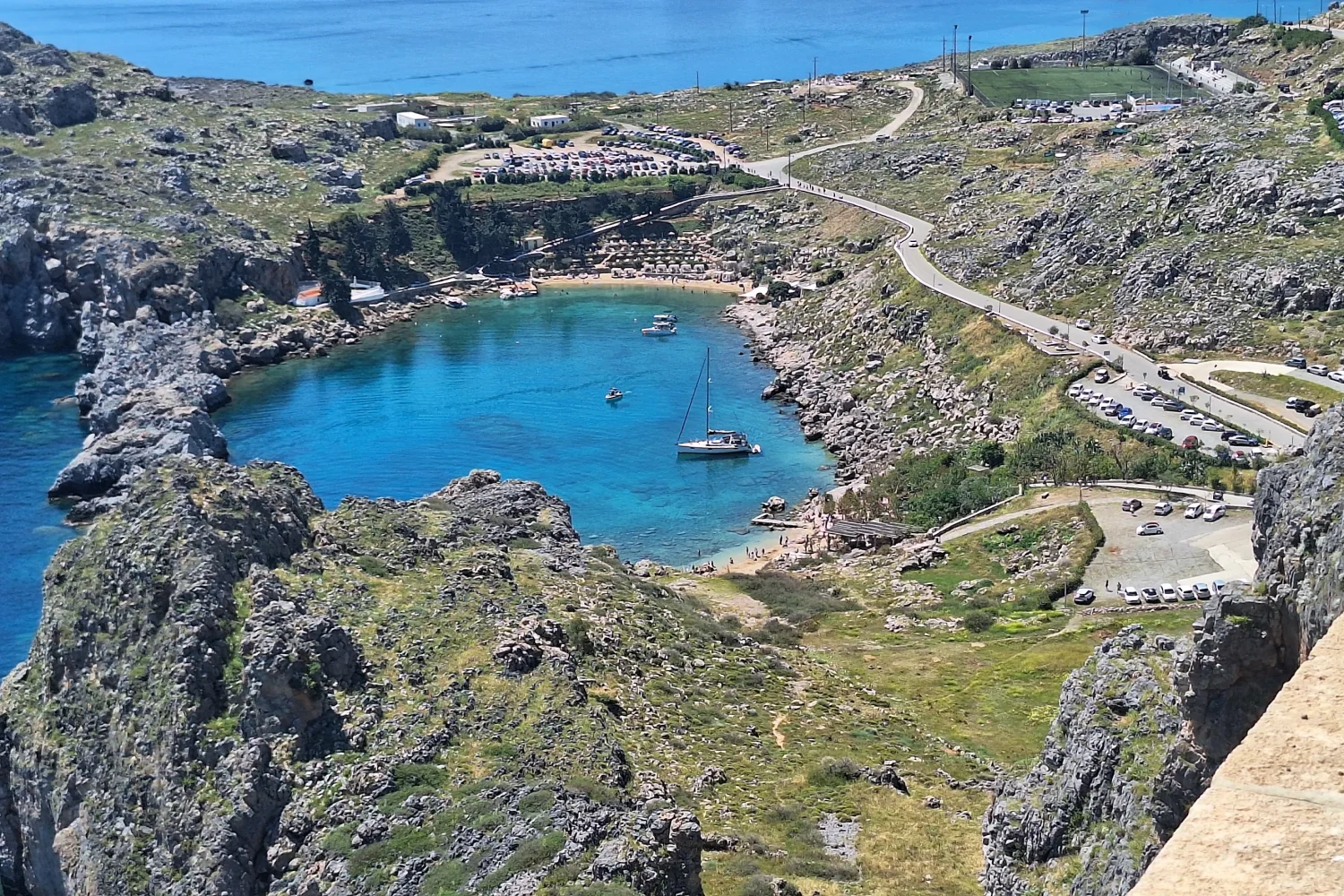 Lindos view Rhodes