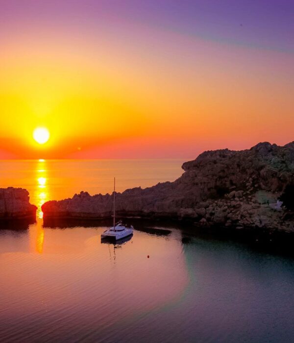 Famous sunsets Rhodes